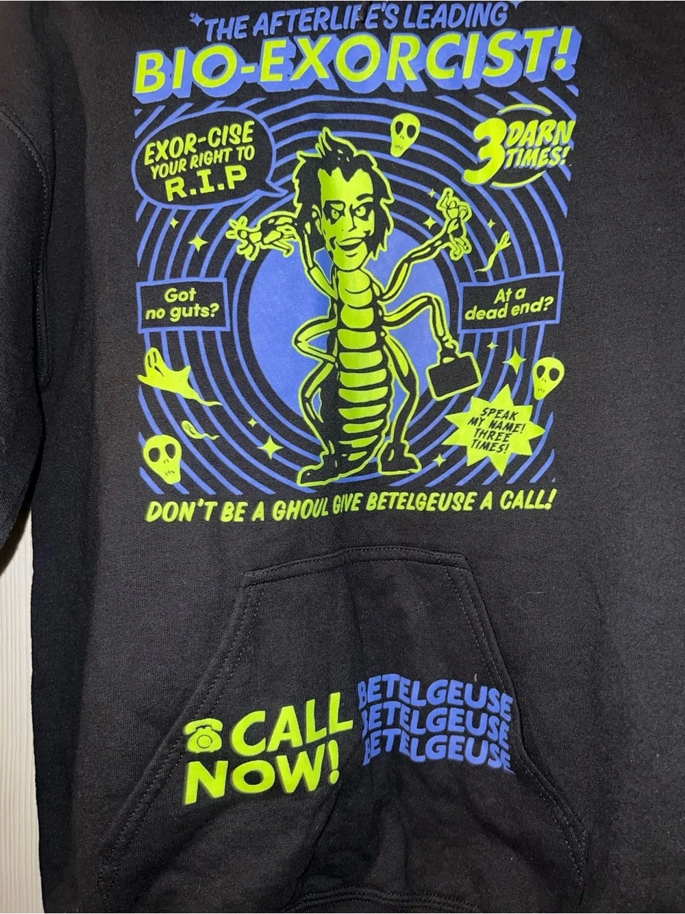 Beetlejuice hoodie men’s size small